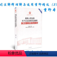 [正版] 人民法院关于企业改制司法解释条文精释及案例解析 重印精选(3) 重印本 法官法院法律律师实务书籍 人民法