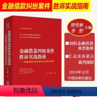 [正版] 金融借款纠纷案件胜诉实战指南 典型案例办案思路和实务要点详解 唐青林 李舒金融借款纠纷典型案例律师办案实