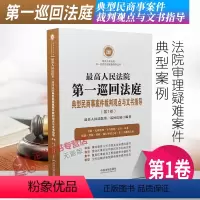 [正版]人民法院第一巡回法庭典型民商事案件裁判观点与文书指导 第1卷 法院审理疑难案件典型案例指导民事诉讼