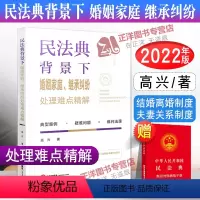 [正版]2022年版 民法典背景下婚姻家庭 继承纠纷处理难点精解 高兴 9787519764975