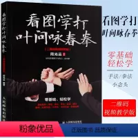 [正版]看图学打叶问咏春拳 视频教学版 叶问咏春拳书籍 截拳道李小龙 咏春拳技击原理 基础身法与拳法咏春拳入门级练习参