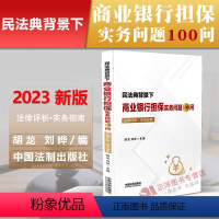 [正版]2023新书 民法典背景下商业银行担保实务问题100问 胡龙 刘晔 法律评析 实务指南 中国法制出版社9787