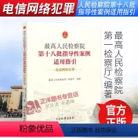 [正版]电信网络犯罪 人民检察院第十八批指导性案例适用指引 人民检察院第一检察厅 网络 侵犯公民个人信息