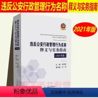 [正版]2021版 违反公安行政管理行为名称释义与实务指南2021 公安民警办理行政案件行为认定违法犯罪界限规范 孙茂