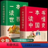 [正版]一本书读懂中国史一本书读懂世界史全2册原著通俗读物通史书籍世界史中国通史中华上下五千年史记历史古代近代简史知识