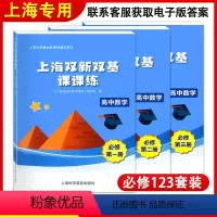 必修第一册+第二册+第三册 高中通用 [正版]2024上海双新双基课课练 高中数学 必修1必修2必修3 第一二三册 选择