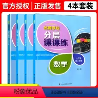 八年级下语数英物全4本 小学通用 [正版]新版 学校分层课课练 语文数学英语物理化学 一二三四五六七八九年级上册下册 上