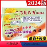灿烂在六月 中考英语 全国通用 [正版]2024新版 灿烂在六月 中考英语 试卷+答案 上海市新中考模拟强化测试精编 初