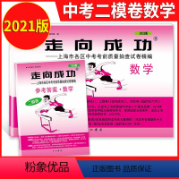 [正版]2021年版 上海中考二模卷 数学 走向成功 中考数学二模卷 试卷+答案初三数学二模卷 上海市各区县初中考前质