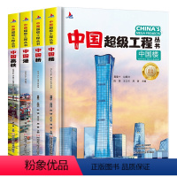 [四册]中国[桥+高铁+港+楼] [正版]精装4册中国超级工程丛书高铁港楼桥 少儿百科全书全套小学生科学绘本儿童科普