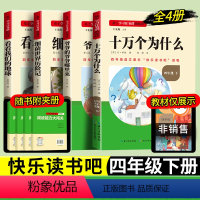快乐读书吧四年级下册全套4本 [正版]名校课堂快乐读书吧四年级下册必读小学生课外阅读书籍书目十万个为什么米伊林看看我们的