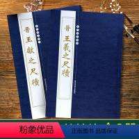 [正版]2册 毛笔字帖二王尺牍 晋王献之尺牍王羲之尺牍历代碑帖精粹放大 二王手札毛笔书法练习字帖北京工艺美术出版社