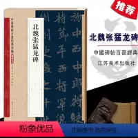 [正版]北魏张猛龙碑邹宗绪中国碑帖百部经典丛编魏碑卷基础实战临摹练习技能法毛笔书法练字帖通俗易练入门到精通江苏美术