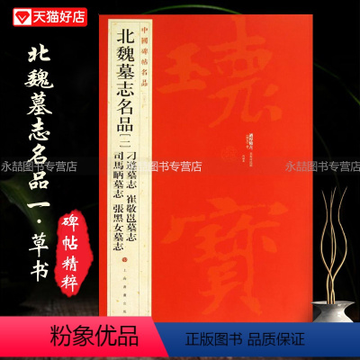 [正版]北魏墓志名品一中国碑帖名品33 释文注释繁体旁注刁遵墓志崔敬邕张黑女司马昞墓志草书毛笔练字帖上海书画出版社