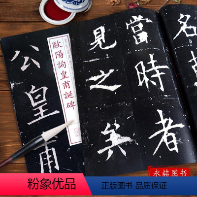 [正版]欧阳询皇甫诞碑书法经典放大铭刻系列从楷书毛笔练字帖唐代楷书碑帖基础书法临摹练习技能从入门到精通上海书画出版