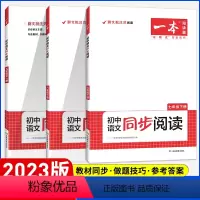 初中语文同步阅读 七年级下 [正版]2023新版一本阅读题初中语文同步阅读七八年级下册九年级全一册现代文文言文专项训练习