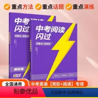 中考阅读闪过 初中通用 [正版]巨微2024版中考英语阅读闪过初中英语词汇语法中考英语阅读理解完形填空专项训练初三默写本
