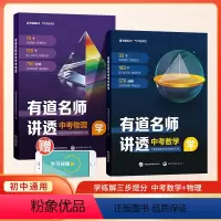 数学+物理[2本] 全国通用 [正版]2024有道名师讲透中考数学初中教辅知识导图初二初三复习中考数学解题方法中考物理重