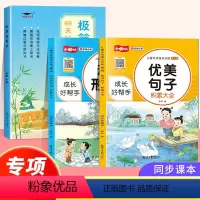 [3本]极简算术法+儿童专项训练优美句子+动词形容词 小学通用 [正版]极简速算法培优68天玩转计算小学数学通用巧算方法