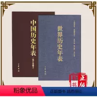 [正版] 全2本 中国 世界历史年表 2017年修订印刷 中国历史年表 世界历史年表 全2册 精装珍藏本 中华书局