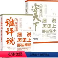 [正版]锦囊妙计安天下2册《细说历史上那些谋士》+《千秋功过谁评说:细说历史上那些宰相》历史人物传记故事