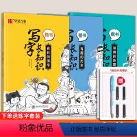 写字涨知识 3本装 [正版]写字涨知识字帖楷书练字帖硬笔书法练字成年男钢笔学生正楷临摹小学生漂亮字体有趣的历史大学国学地
