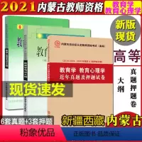 [正版]备考2023 省版高校教师资格考试用书 教育学+教育心理学 高等教育考试大纲+历年真题押题模拟预测试卷 3本套