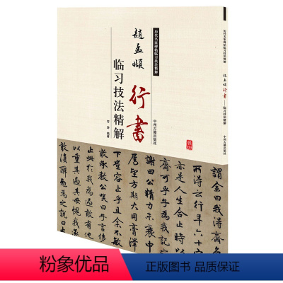 [正版]历代名家碑帖临习技法精解:赵孟頫行书临习技法精解/中州古籍