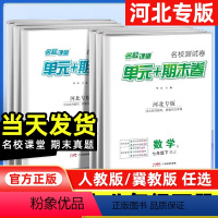 语文[人教版] 七年级下 [正版]河北专版2024版期末真题卷初中七年级八年级下册测试卷全套语文数学英语物理初一二基础专