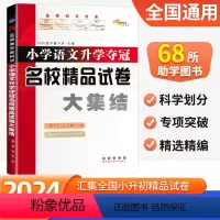 语文 小学升初中 [正版]2024版68所小学升学夺冠名校精品试卷大集结语文数学英语人教版小学生六年级上册下册升初中复习