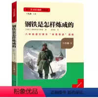 [八年级下册]钢铁是怎样炼成的[必读] [正版]名校课堂读书侠名著导读钢铁是怎样炼成的的原版原著八年级下册课外书籍必读必
