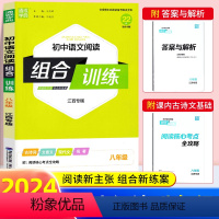 语文阅读组合训练[江西专版] 八年级/初中二年级 [正版]江西专版2024版通城学典初中语文阅读组合训练八年级初二人教版