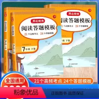 阅读答题模板 七年级下 [正版]2024版阅读理解答题模板七年级下册全国通用人教版 7年级下语文同步阅读专项训练书初一课