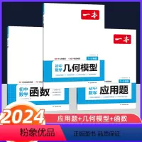几何模型+应用题+函数[3本套] 初中通用 [正版]2024初中数学几何模型 初中数学函数专题应用题专项训练七八九年级中
