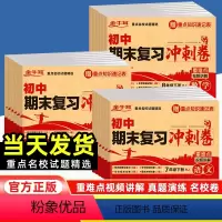 语文[人教版] 七年级下 [正版]2024新版初中期末复习冲刺卷七八年级下册语文数学英语物理生物道德与法治政治历史地理初
