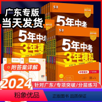 语数英物化[5本套] 广东省 [正版]广东2024新版五年中考三年模拟53中考语文数学英语物理化学含2023年广东省专版