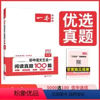语文阅读真题五合一[中考] 九年级/初中三年级 [正版]2024版一本中考语文五合一阅读真题100篇专项训练 初中九9年