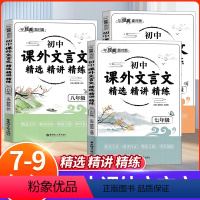 初中课外文言文 七年级/初中一年级 [正版]2024版初中课外文言文精选精讲精练七八九年级上册下册与经典面对面通用版 初