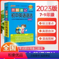 英语语法 初中通用 [正版]2023版图解速记初中英语语法全解考频版七八九年级英语语法大全一本全精讲精练专项训练题小本便