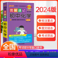 化学 初中通用 [正版]2024版图解速记初中化学公式定律知识点汇总速查速记背手册基础知识大全九年级初三中考备考复习资料