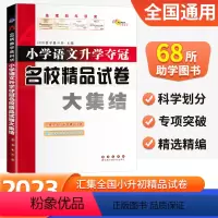 语文 小学升初中 [正版]2024版68所小学升学夺冠名校精品试卷大集结语文人教版小学生六年级上册下册升初中复习资料小升