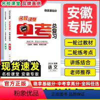 语文[安徽专版] 安徽省 [正版]安徽专版2024版名校课堂火线100天中考总复习资料初中语文数学英语物理化学历史道德与