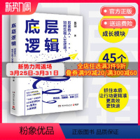 [正版]底层逻辑 吕白 95后青年励志 4大成长模块45个颠覆认知的思维落地 写给迷茫又有野心的年轻人 自我实现从零开