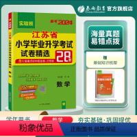 数学 小学升初中 [正版]备考2024小升初升学数学模拟试卷2023年江苏省小学毕业升学考试真题试卷精选28套小升初数学