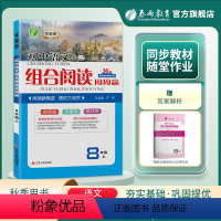 语文 八年级上 [正版]2023年秋 实验班初中语文组合阅读周周赢八年级上册通用版 春雨教育初二8年级上册阅读训练古诗词
