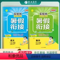 [2本套]一升二 语文人教版+数学苏教版 小学通用 [正版]2023新版实验班提优训练暑假衔接版语文数学一升二年级苏教版