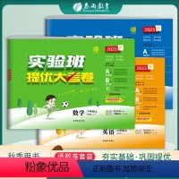 [3本套装]语文+数学+英语 苏教版 六年级上 [正版]2023年秋 小学实验班提优大考卷六年级上册语数英江苏3本套 六