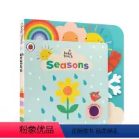 瓢虫触摸书:季节 [正版]宝宝颜色动物认知触摸书彩虹Rainbow英文原版绘本Ladybird Baby Touch婴儿