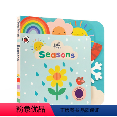瓢虫触摸书:季节 [正版]宝宝颜色动物认知触摸书彩虹Rainbow英文原版绘本Ladybird Baby Touch婴儿