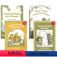 [正版]送音频英文原版 4册Frog and Toad are friends 弗洛格青蛙和与蟾蜍是好朋友的快乐生活年